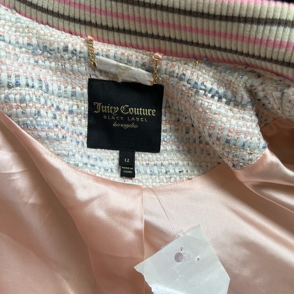 Juicy Couture Black Label Tweed Zip-Up Jacket - Picture 7 of 10